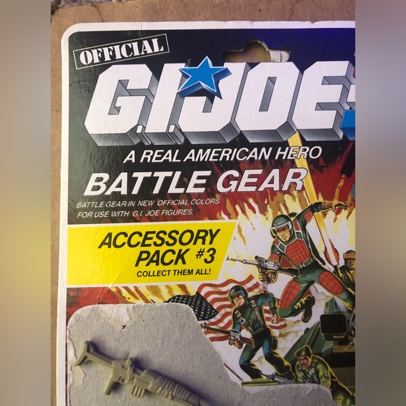 GI Joe ARAH Accessory Kit #3 / 1985 Hasbro / 19 of 24 pieces plus cardback - Picture 8 of 9